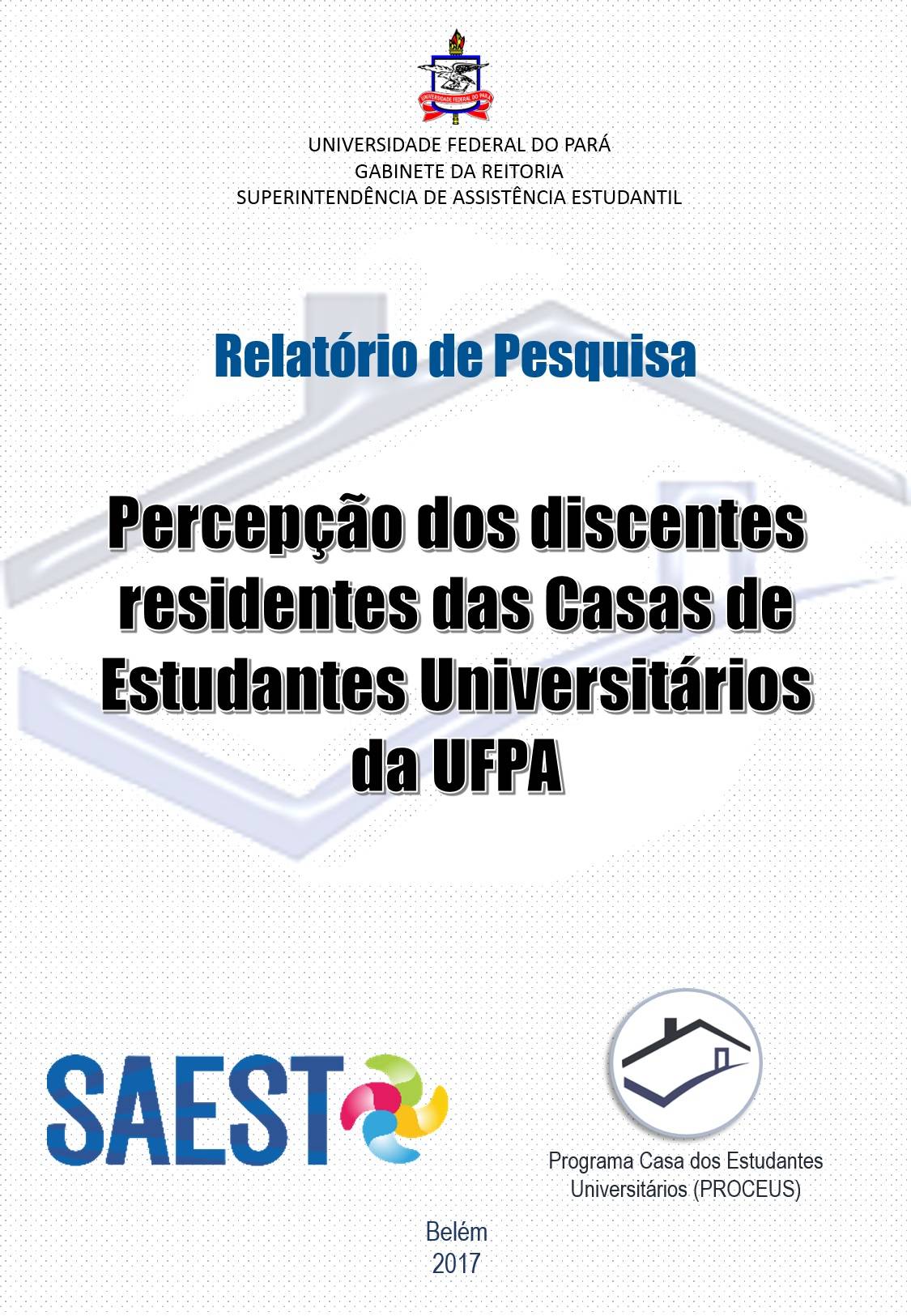 Capa do Relatório CEUS